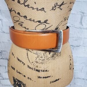 Ralph Lauren Collection made in italy leather tan belt Sz M A26